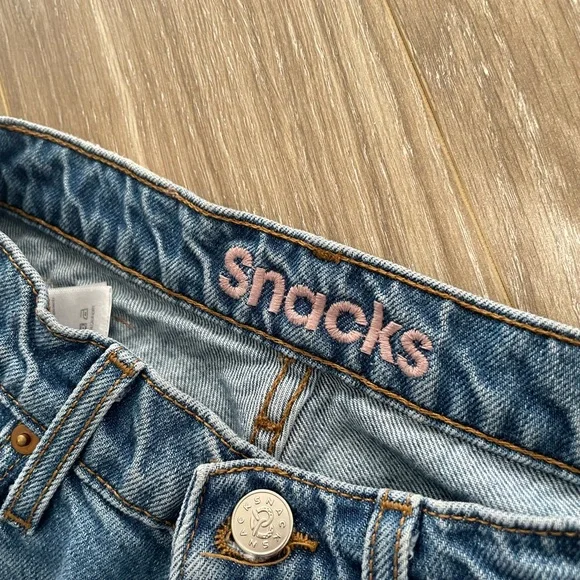 MOTHER SNACKS! Women’s High Waist Double Stack Ankle Denim Sz 24 EUC - Picture 5 of 11